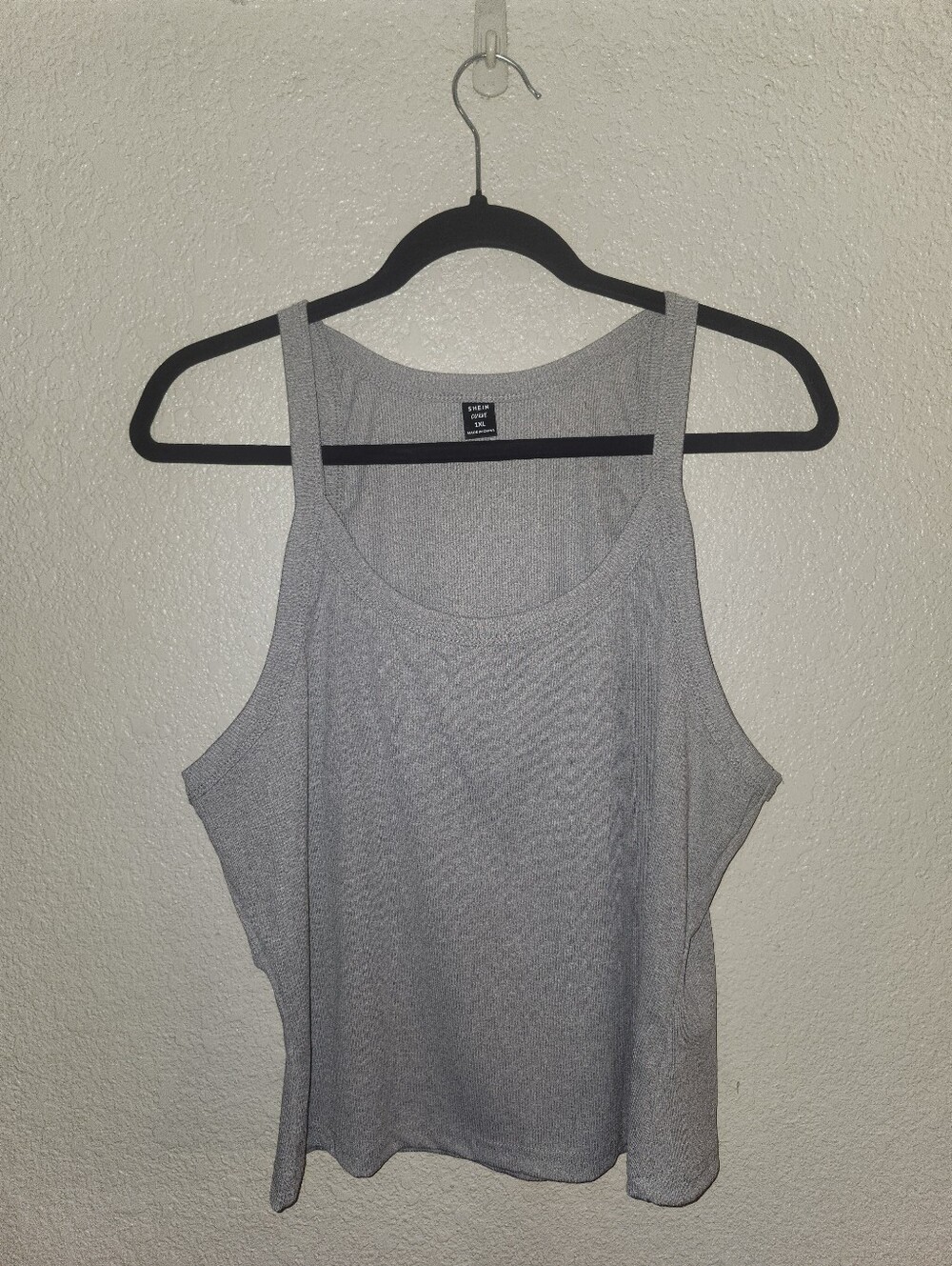 🖤🩶🍦NWOT Shein Curve "BUNDLE of 3 Tanks - Black🖤 Gray🩶 & Cream🍦Size: 1XL" - Picture 6 of 13